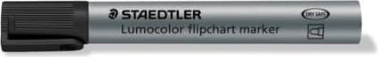 Staedtler Flipchart marker met ronde punt, zwart (Grijs, Zwart, 2 mm, 10 x)