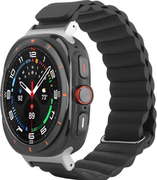 Immagine prodotto Just in Case Leder-Armband MagFit Leather black (Pelle PU)