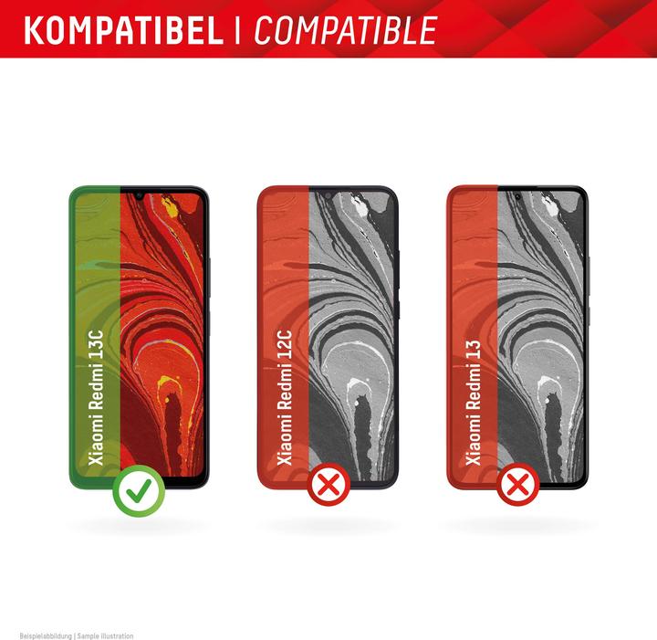 Immagine prodotto Displex Smart Glass, Displayschutzfolie (1 Pezzo/i, Xiaomi Redmi 13C 5G, Xiaomi Poco C65, Xiaomi Redmi Note 13 4G)