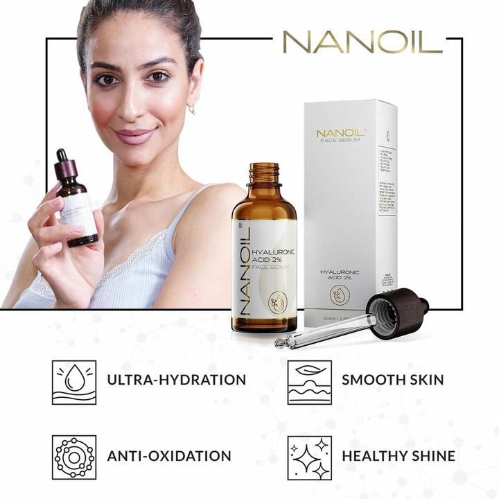 Produktbild Nanoil Gesichtsserum mit Hyaluronsäure (50 ml)
