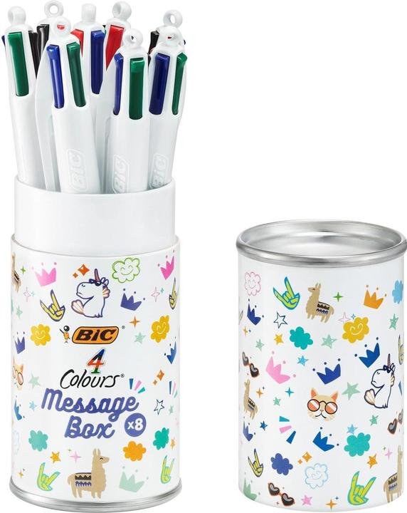 Actual product image Bic Ballpoint pen clip (Multicoloured, 8 x)