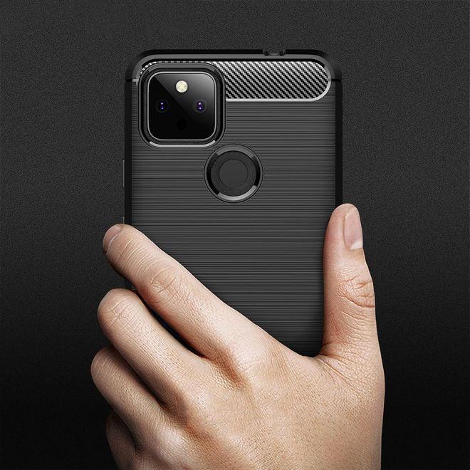 Produktbild MU Style Carbon Fiber TPU Softcase Series (Google Pixel 5a)