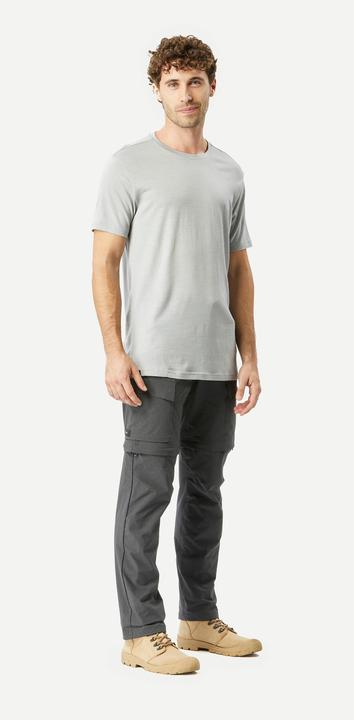 Image du produit Forclaz T-shirt mérinos homme manches courtes Backpacking - Travel 500 gris (XXL)