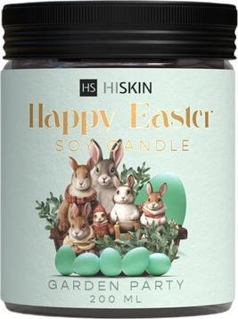 Hiskin Happy Easter Soy Candle świeca sojowa Garden Party 200ml