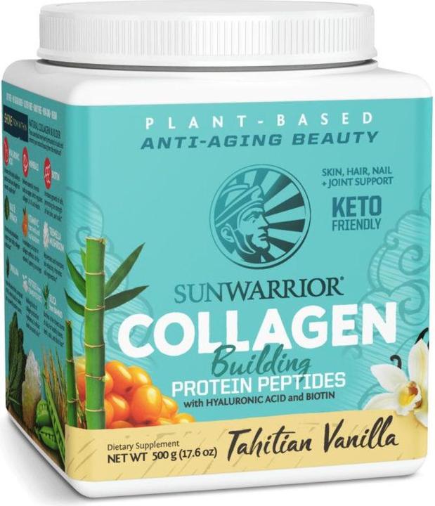 Produktbild Sunwarrior Collagen Building Protein Peptides Tahitian Vanilla (1 Stück, Pulver, 500 g)