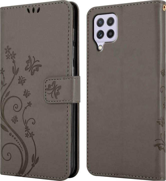 Image du produit Cadorabo Pochette Flower Book (Samsung Galaxy M22, Samsung Galaxy A22, Samsung Galaxy A32)