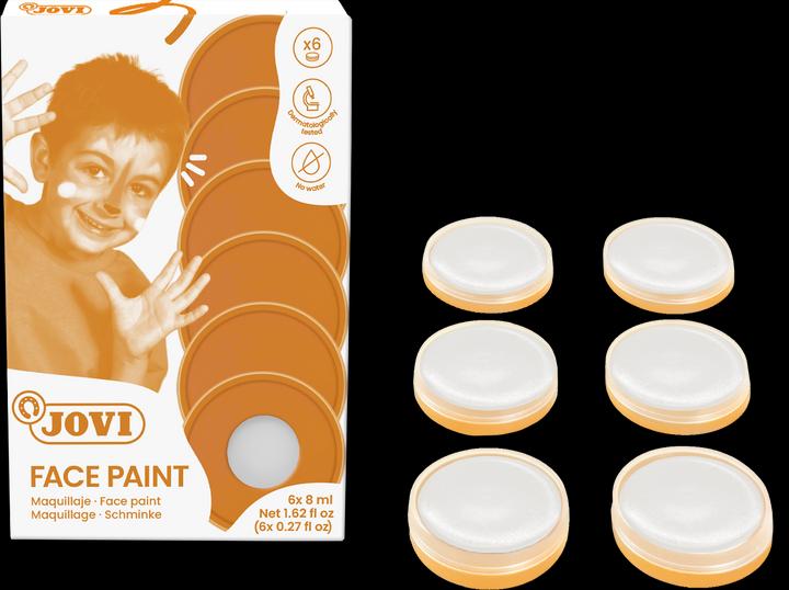 Actual product image Jovi Face Paint Creme Make up, 1 jar with 8 ml white