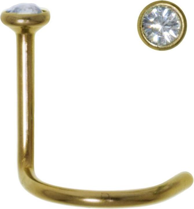 Produktbild Bijouteria Nasenpiercing (Kristall, Titan)