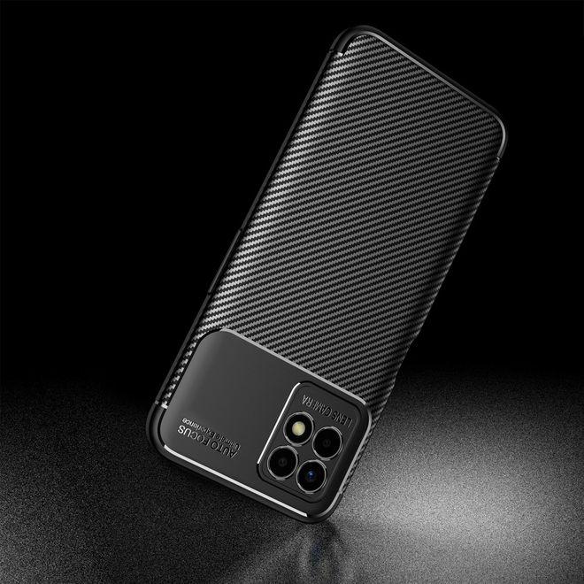 Image du produit MU Style Série de boîtiers souples en fibre de carbone TPU (Realme 8i)