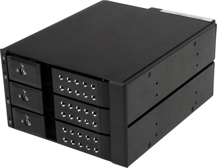 Immagine prodotto StarTech 3-fold 3.5 pollici carrierless SATA hard disk drive in alluminio telaio rimovibile backplane