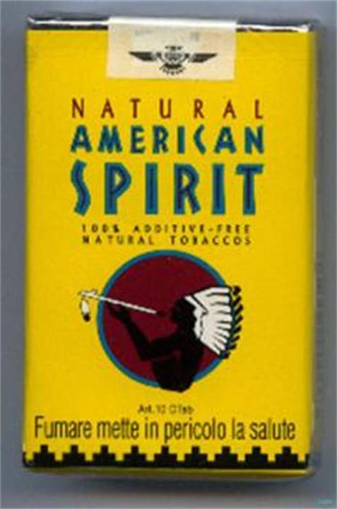 Actual product image Natural American Spirit Yellow Box (10 pcs.)