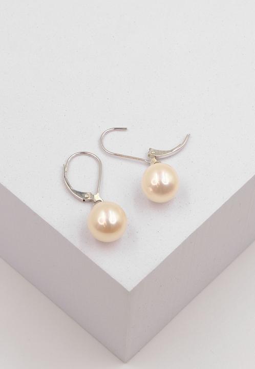 Produktbild Muau Earrings white gold 750 freshwater pearl 9.5-10mm (750/18K Weissgold)