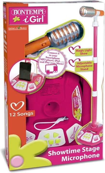 Produktbild Bontempi Vintage Bühnenmikrofon Pink