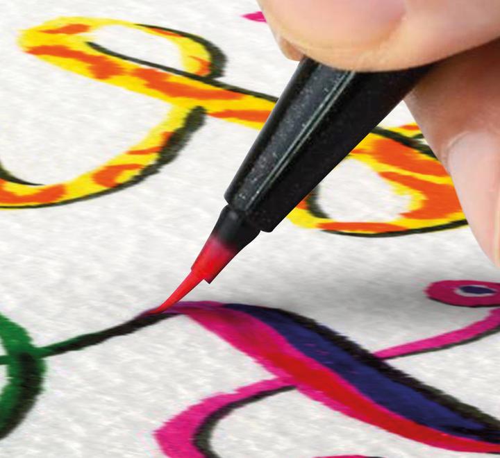 Immagine prodotto Pentel Penna a pennello Sign Pen Brush Artist (Pink, 1 x)
