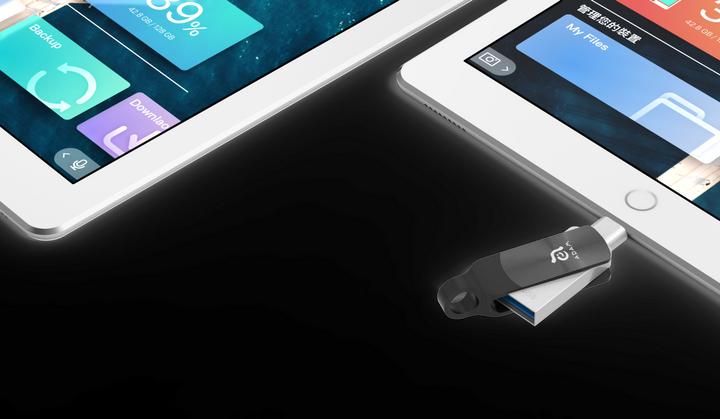 Actual product image Adam Elements iKlips Duo+ (64 GB, USB 3.1)