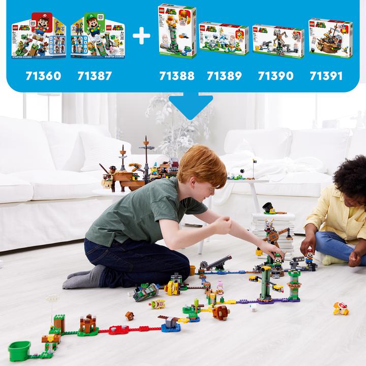 Actual product image LEGO Super Mario 71390 Expansion Set: Feud with Reznors (71390, LEGO Super Mario)