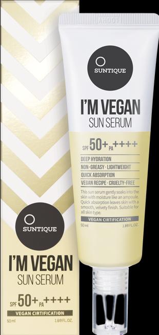 Immagine prodotto Suntique Siero Solare I'M Vegan (Crema solare, SPF 50+, 50 ml)