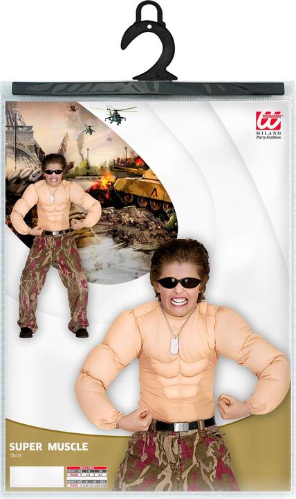 Actual product image Widmann Muscle Shirt - Sixpack (Kids) (116)
