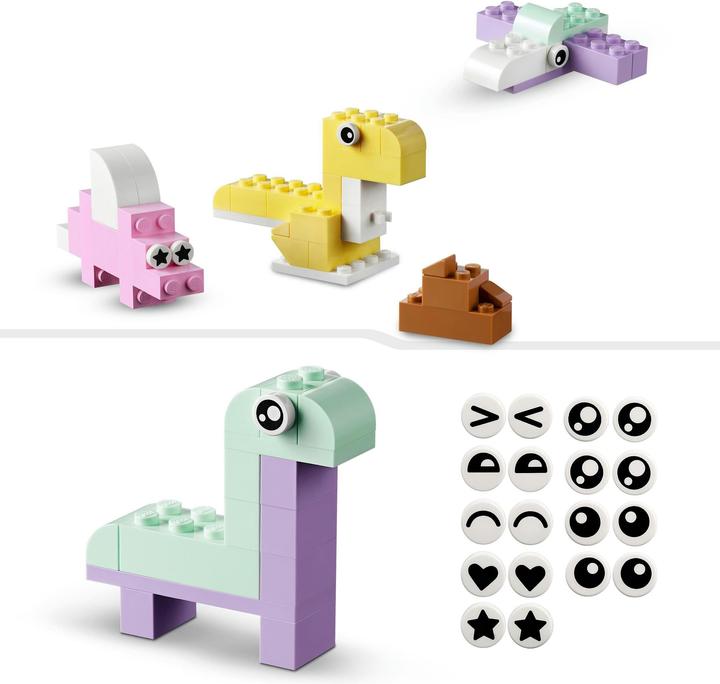 Actual product image LEGO 11028 Pastel Creative Construction Set (11028, LEGO Classic)