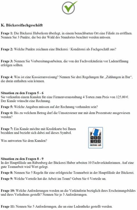 Actual product image Top-Prüfung Fachverkäufer/in im Lebensmittelhandwerk - Schwerpunkt Bäckerei / Konditorei (German, Claus-Günter Ehlert, 2023)