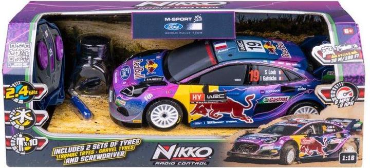 Actual product image Nikko RC M-Sport Ford Puma with extra tyres (28cm) (10401)