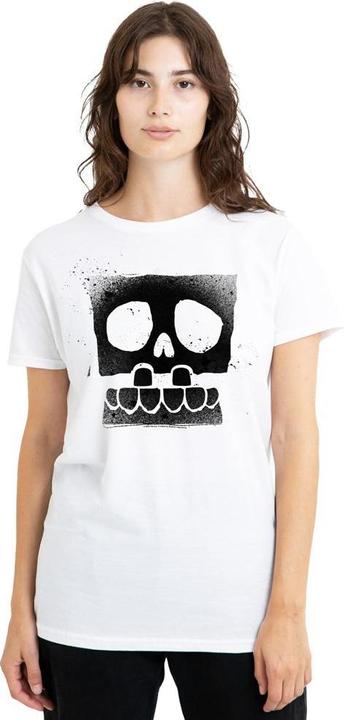 Actual product image Spongebob Squarepants Unisex Adult Skull Spray T-Shirt (L)