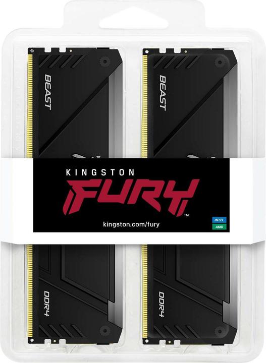 Produktbild Kingston Fury Beast (2 x 16GB, 3600 MHz, DDR4-RAM, DIMM)