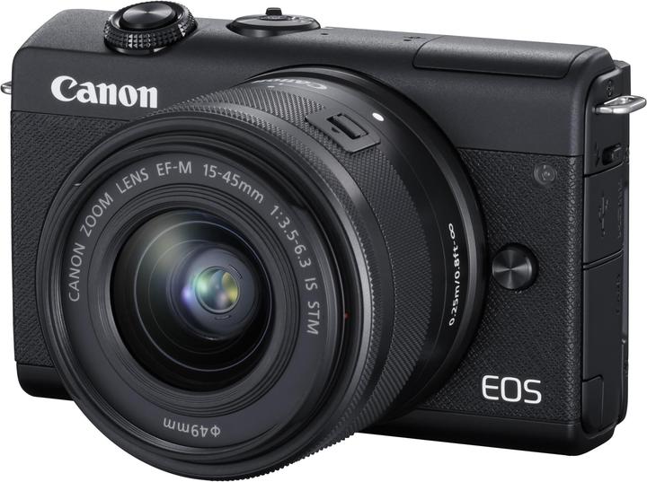 Canon EOS M200 (15 - 45 mm, 24.10 Mpx, APS-C / DX)