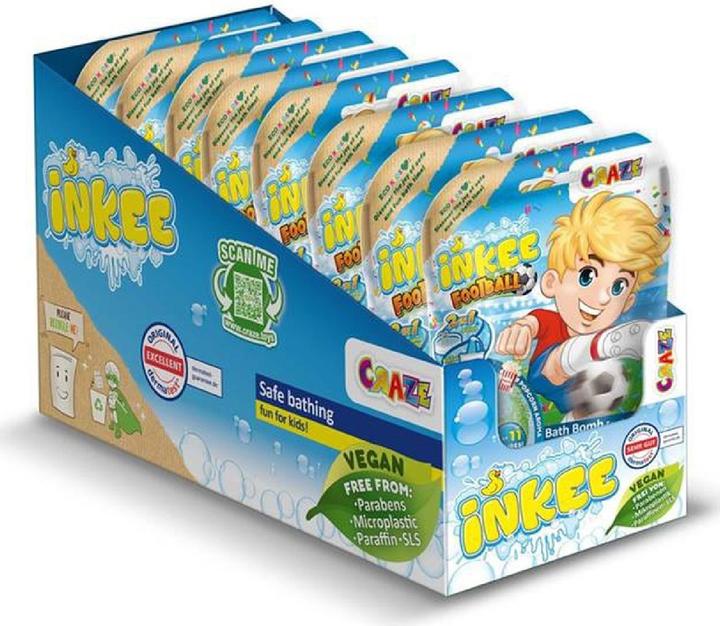 Image du produit Craze Bombe de bain Inkee Fussall avec figurine à collectionner (Bombe de bain)