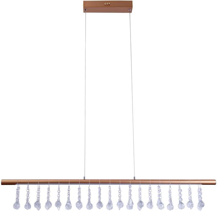 Näve LED Pendelleuchte Nobilis l: ca. 100 cm - gold (2152 lm)