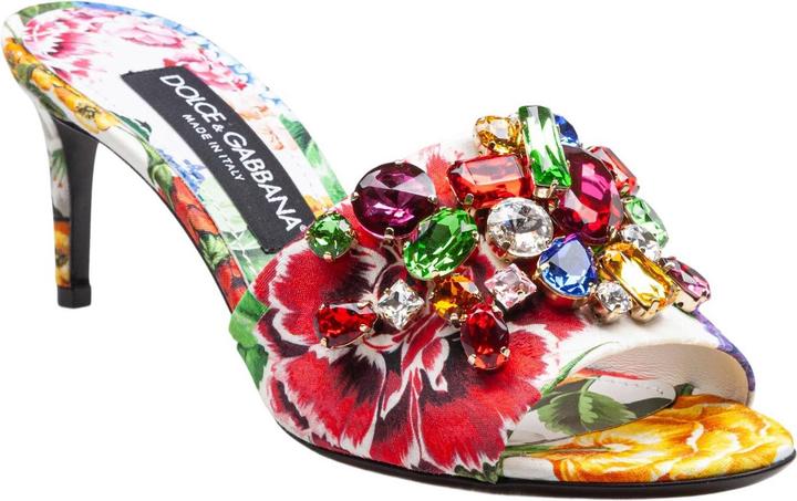 Produktbild Dolce & Gabbana mule in brocade with applied stones (39)
