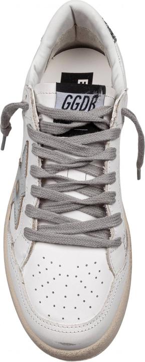 Produktbild Golden Goose ballstar sneakers in leather color white and silver (41)