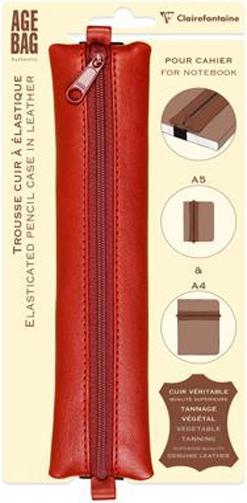 Produktbild Ergobag Schlamperetui Ag BSchlamperetui Age Ba Rot Echtleder