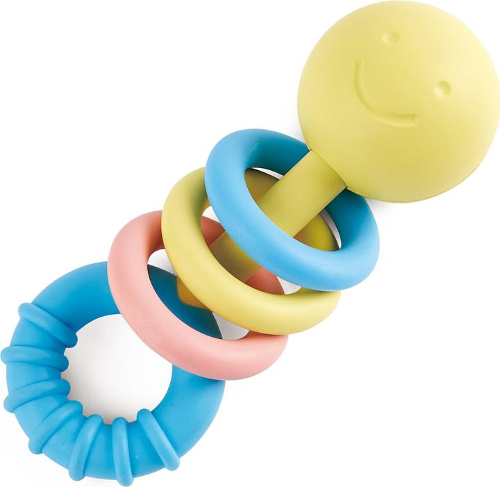 Actual product image Hape Rattling bite rings