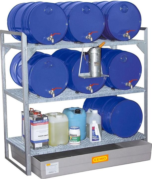 Image du produit Cemo Rayonnage pour fûts et petits récipients