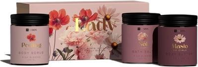 Actual product image Hiskin Set Lady Flowers Bath Salt 200Ml + Body Scrub 200Ml + Body Butter 200Ml