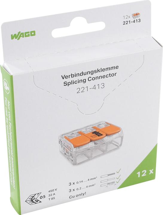 Actual product image Wago Connecting clamp COMPACT 221-413