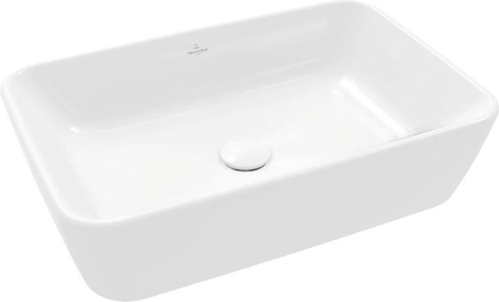 Villeroy & Boch V&B Aufsatzwaschtisch ARCHITECTURA 600x400mm, mit ÜL, rechteckig we (405 mm, 600 mm)