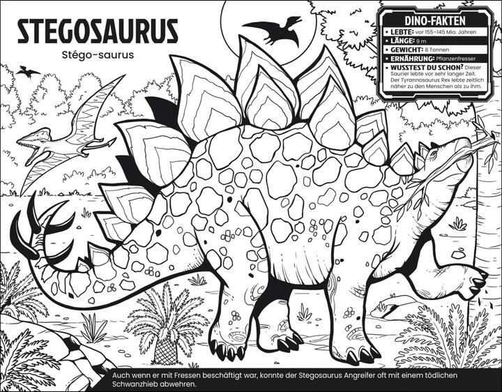 Image du produit Le grand plaisir du coloriage : Dinosaures