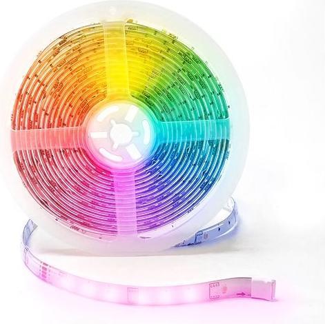 Produktbild Woox Smart LED Strip +Adapter RGB+WW, Alexa, Google Home (Mehrfarbig, 500 cm, Indoor)