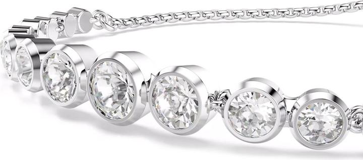 Swarovski Imber Tennis Armband Gemischte Rundschliffe Weiss (24 cm, Swarovski Metall)