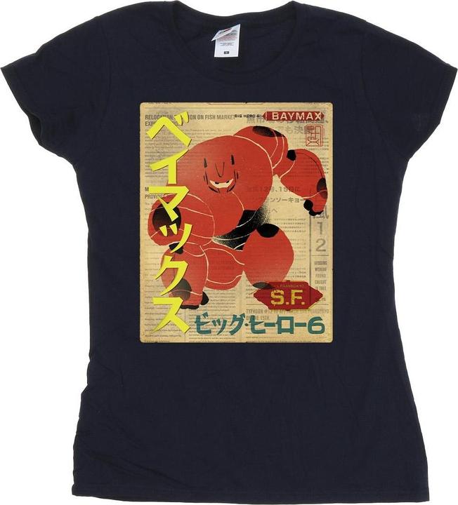 Produktbild Disney Big Hero 6 Baymax Baymax Newspaper TShirt (XXL)