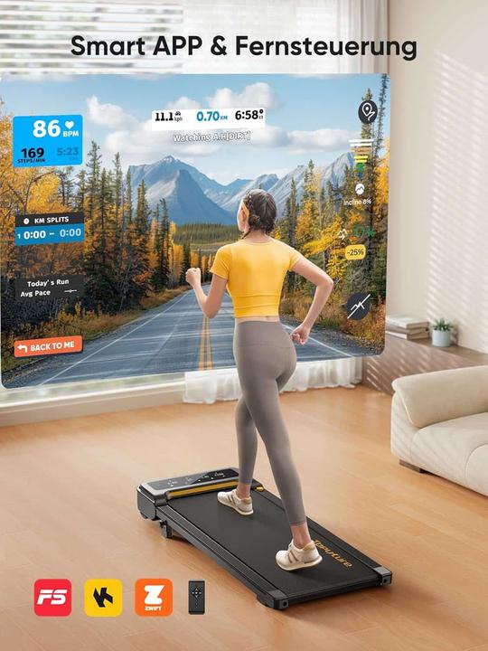 Actual product image Mara Vital Elektrisches Laufband mit Neigung inkl. Fernbedienung und App, keine Montage erforderlich
