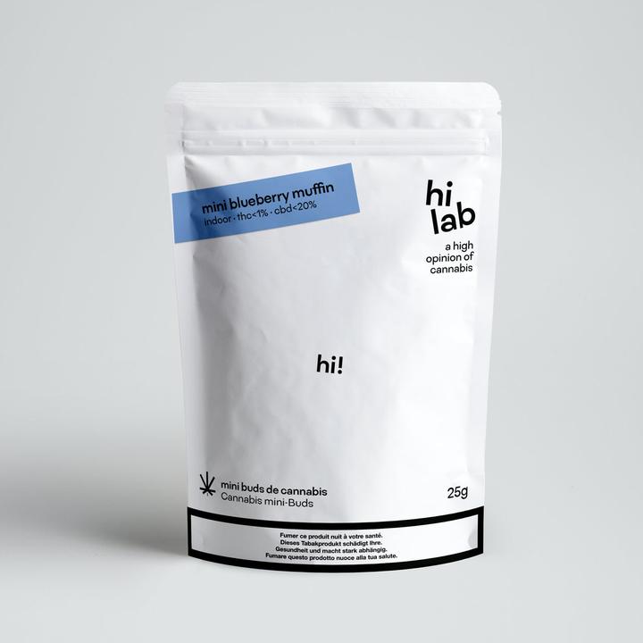 Hi Lab Blueberry Muffin (25 g, Intérieur)