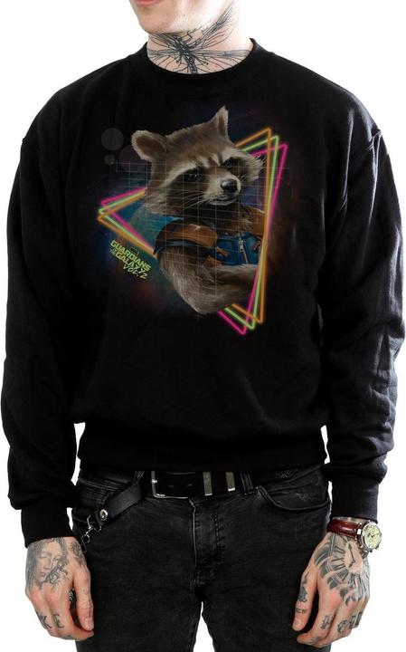 Immagine prodotto Guardians Of The Galaxy Neon Rocket Felpa Uomo (XXL)