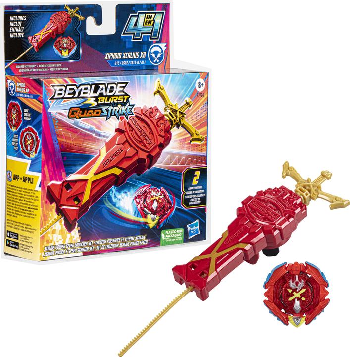 Image du produit Hasbro Pack de lanceurs BEY QS XCALIUS POWER SPEED (Multilingue)
