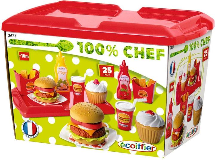Actual product image Ecoiffier Hamburger set