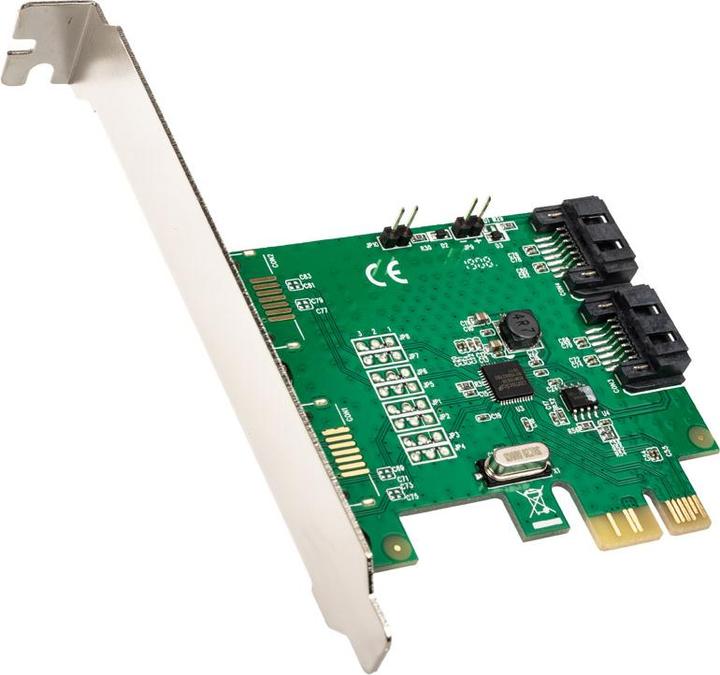 Produktbild InLine Schnittstellenkarte 2-fach SATA 6Gb/s x1 PCIe 2.0 RAID 0/1/SPAN