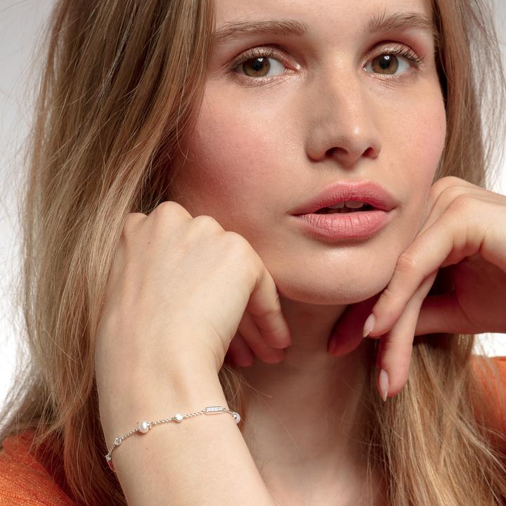 Actual product image Thomas Sabo pearl bracelet (19 cm, 925 silver)