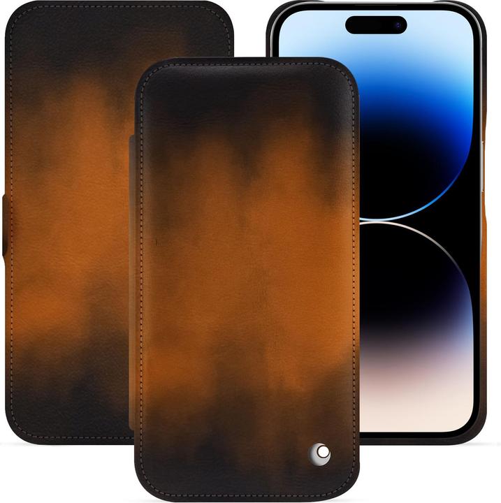 Actual product image Noreve Horizontal leather flap shell (Apple iPhone 15 Pro)